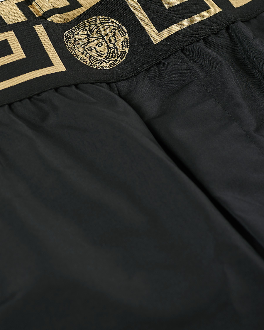Herren | Badehosen | Versace | Greca Border Swim Trunks Black