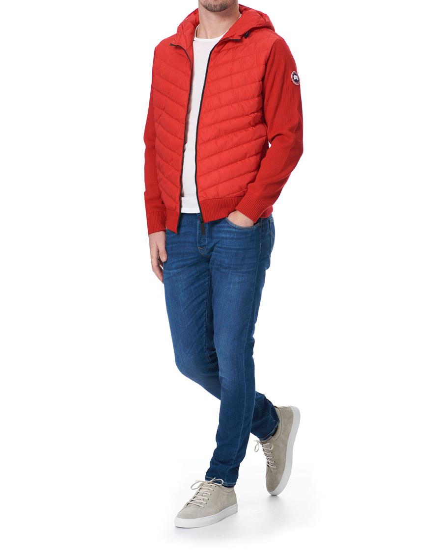 Herren | Jacken | Canada Goose | Hybridge Knitted Hoodie Red