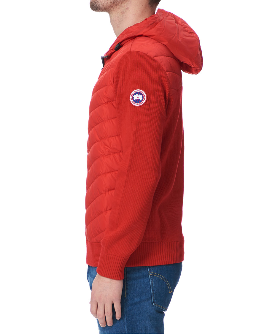 Herren | Jacken | Canada Goose | Hybridge Knitted Hoodie Red