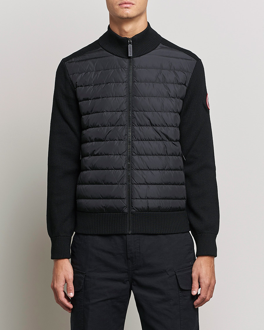 Men |  | Canada Goose | Hybridge Knit Jacket Black