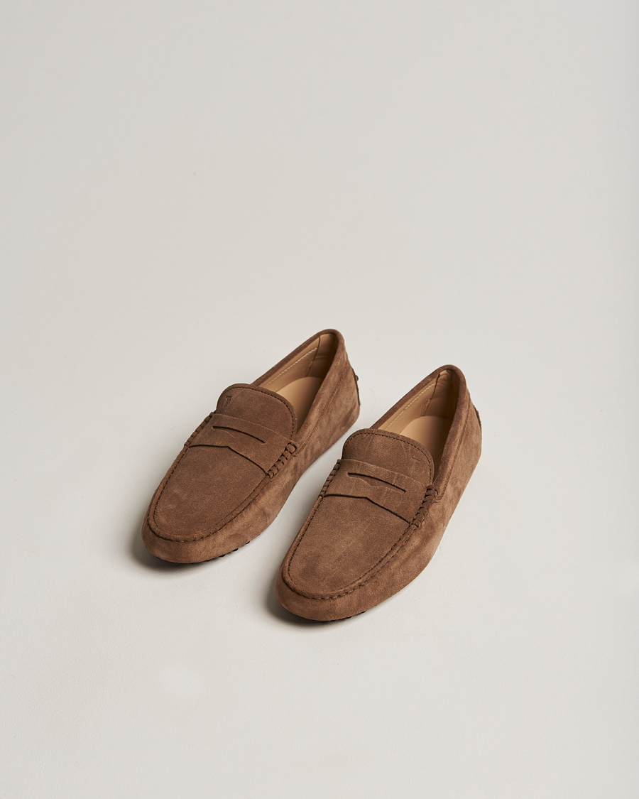 Herren | Italian Department | Tod's | Gommino Carshoe Brown Suede