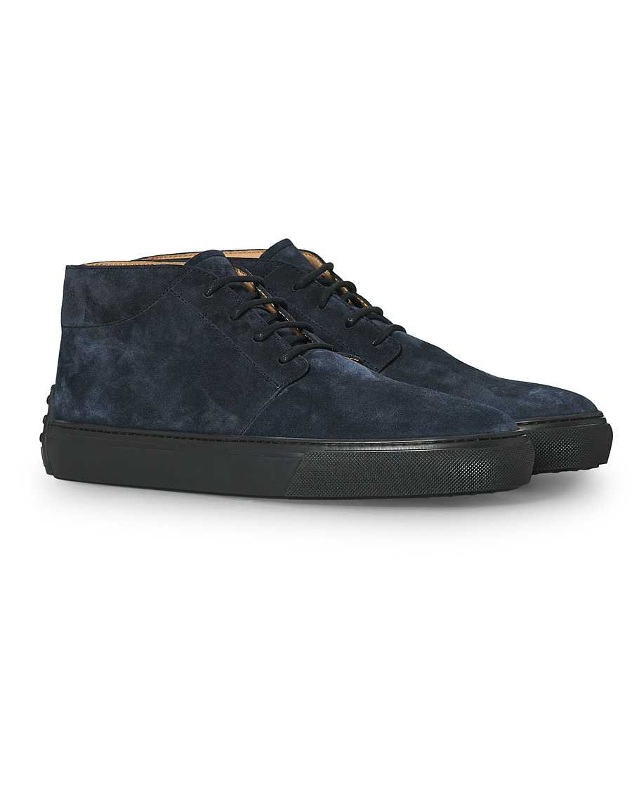 Herren | Tod's Casetta Chukka Boots Navy Suede | Tod's | Casetta Chukka Boots Navy Suede