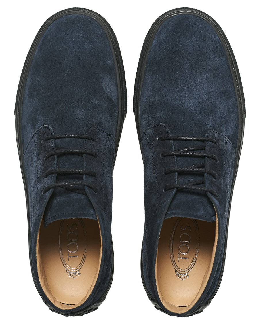 Herren | Tod's Casetta Chukka Boots Navy Suede | Tod's | Casetta Chukka Boots Navy Suede