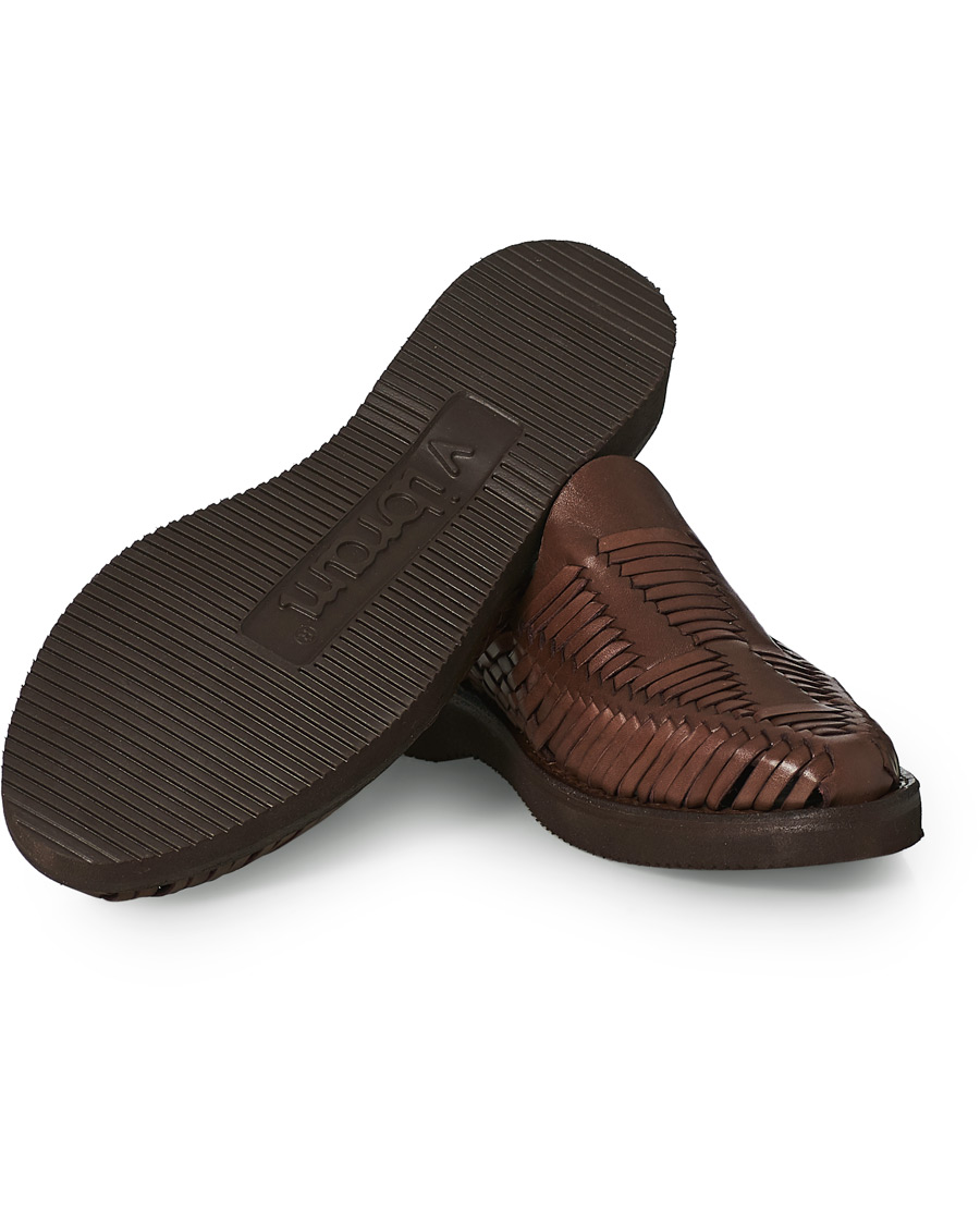 Herren | Yuketen Alejandro Woven Slipper Dark Brown Calf | Yuketen | Alejandro Woven Slipper Dark Brown Calf
