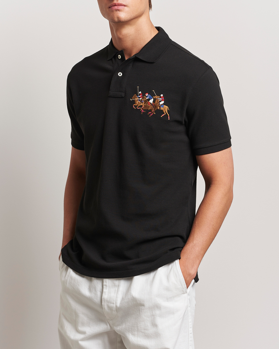 Herren |  | Polo Ralph Lauren | Custom Slim Fit Match Club Polo Black