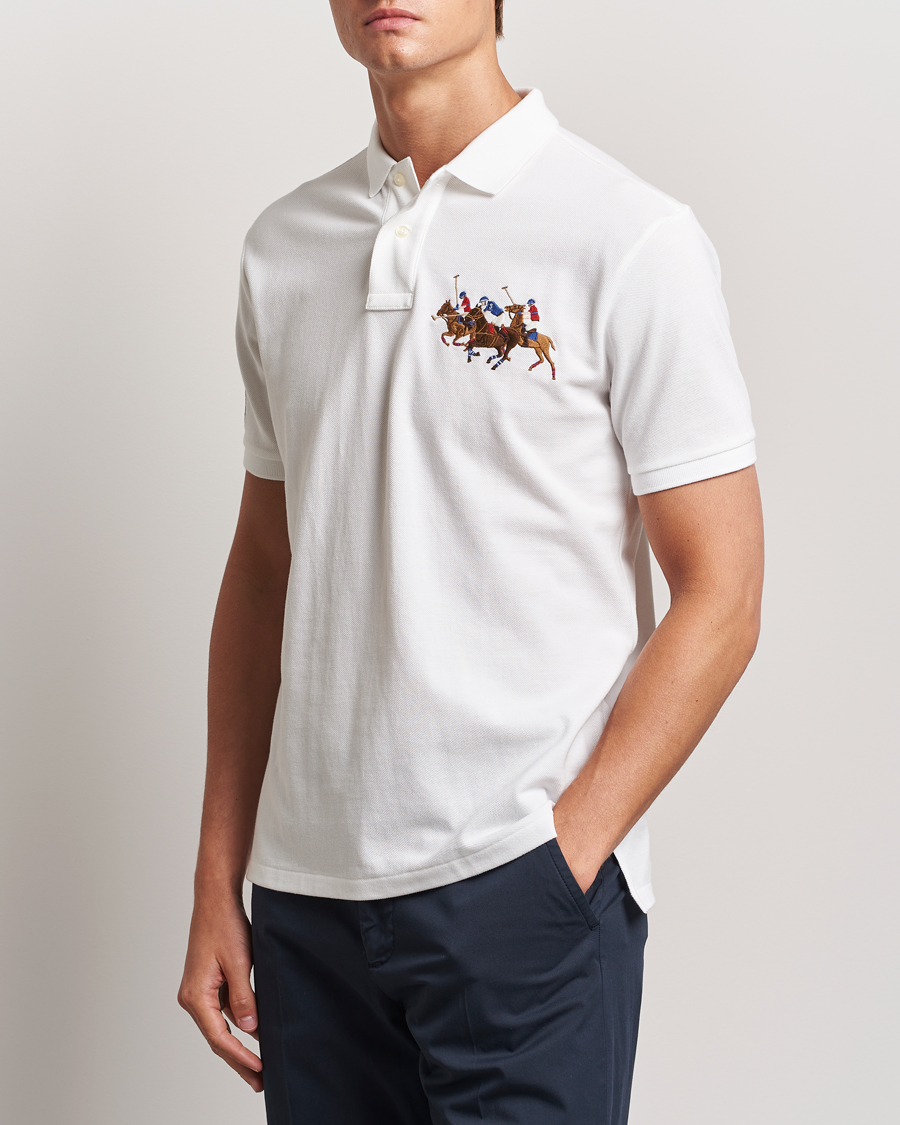 Herren |  | Polo Ralph Lauren | Custom Slim Fit Match Club Polo White