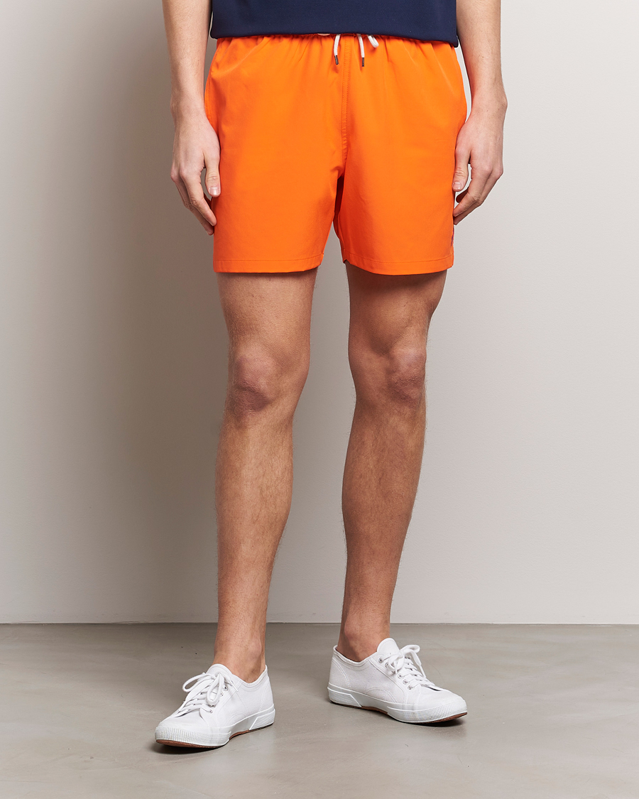 Herren | Badehosen | Polo Ralph Lauren | Recycled Traveler Boxer Swimshorts Sailing Orange