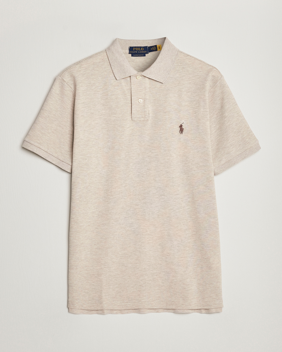 Herren | Poloshirts | Polo Ralph Lauren | Custom Slim Fit Polo Expedition Dune Heather