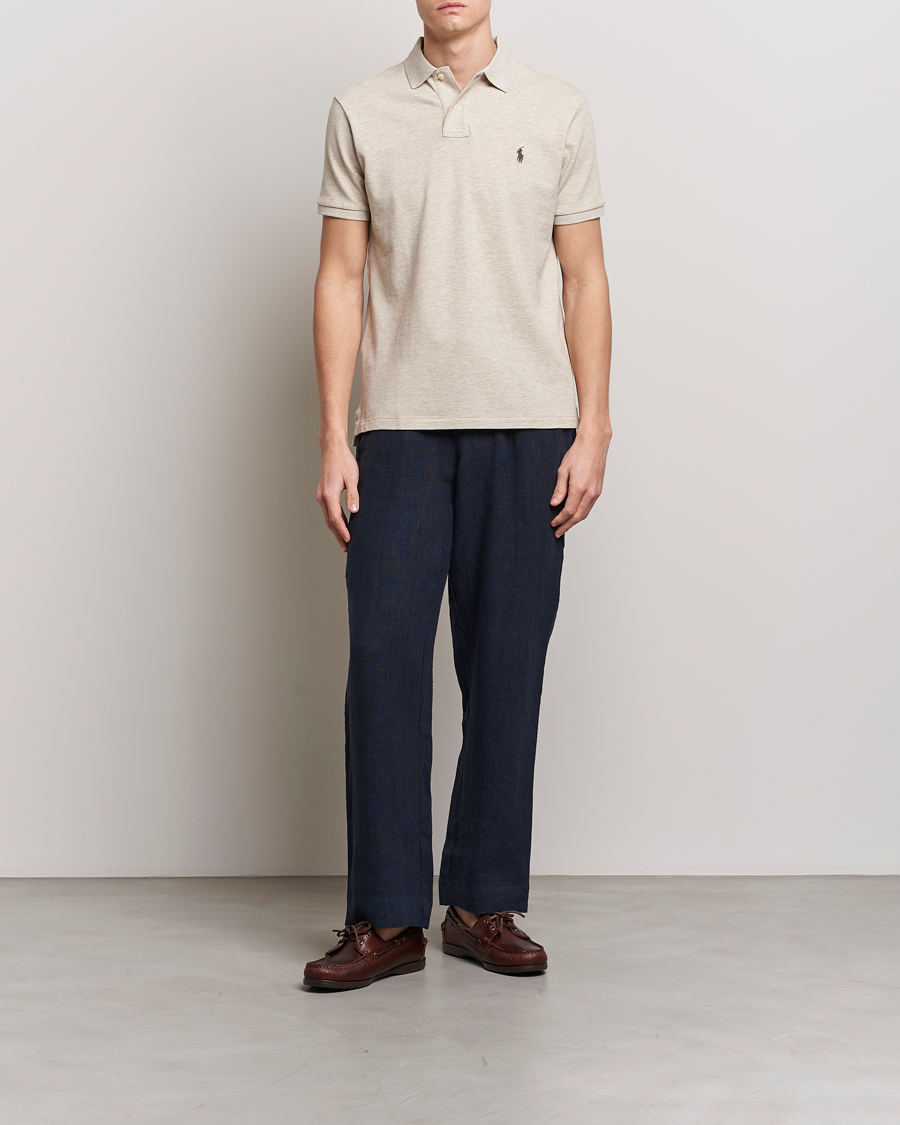 Herren | Poloshirts | Polo Ralph Lauren | Custom Slim Fit Polo Expedition Dune Heather