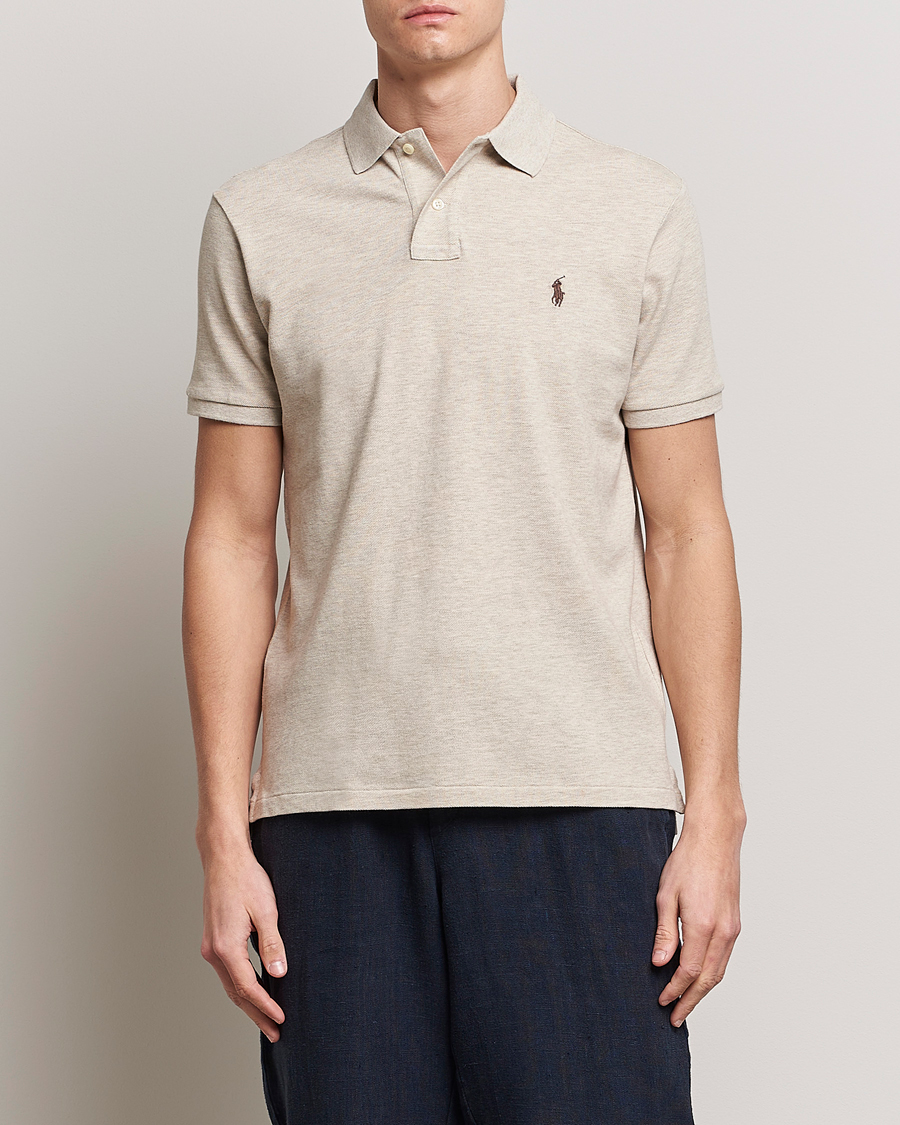Herren |  | Polo Ralph Lauren | Custom Slim Fit Polo Expedition Dune Heather