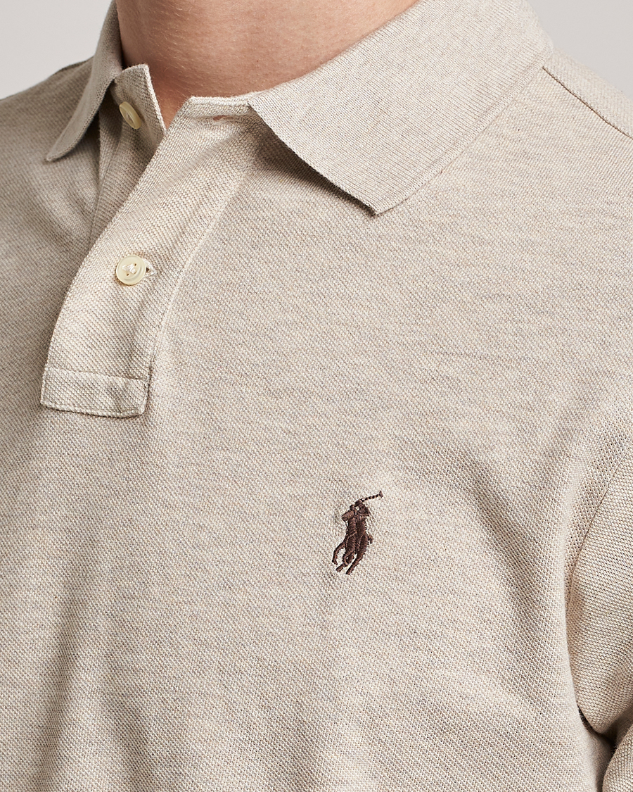 Herren | Poloshirts | Polo Ralph Lauren | Custom Slim Fit Polo Expedition Dune Heather