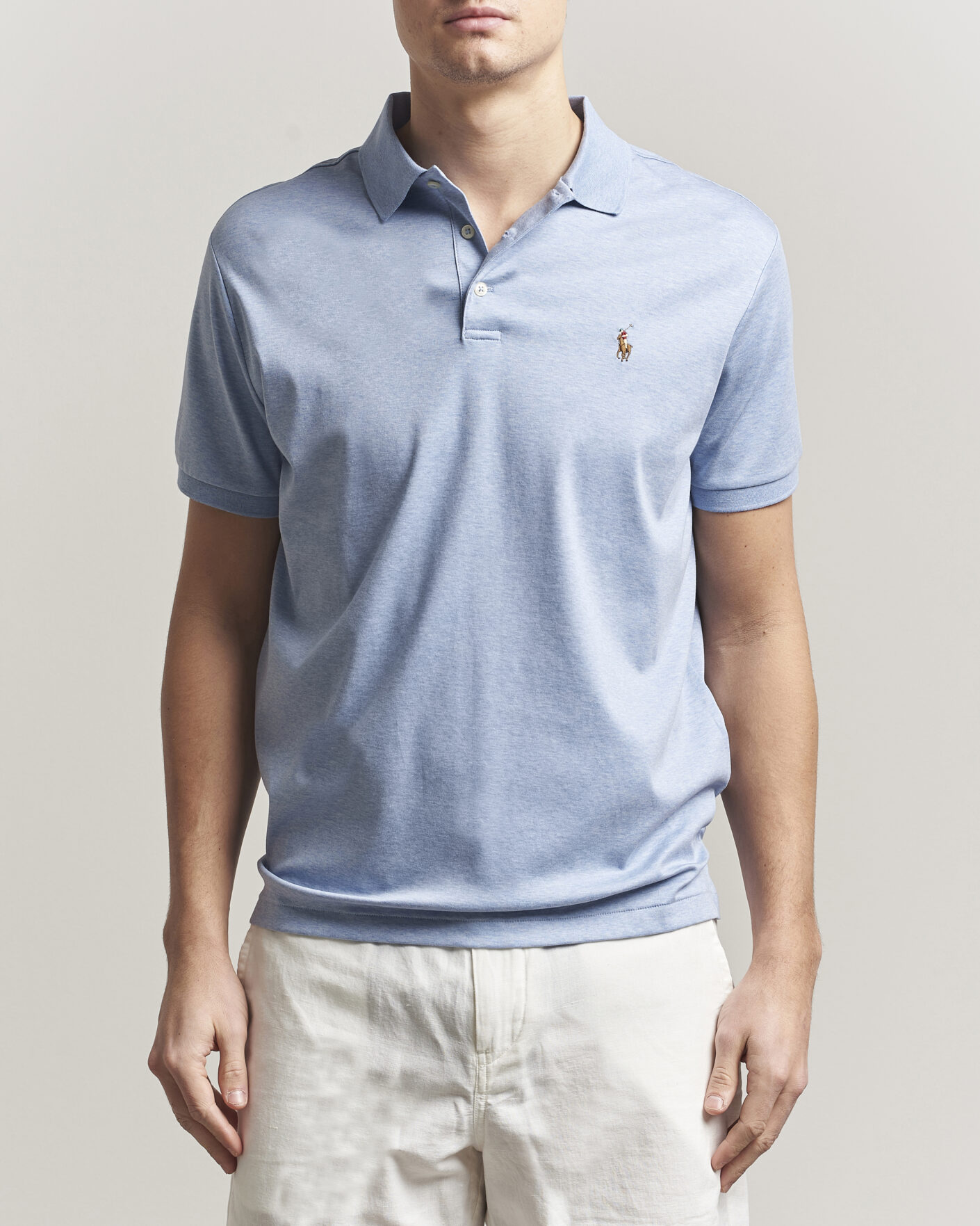 Herren | Poloshirts | Polo Ralph Lauren | Luxury Pima Cotton Polo Jamaica Heather