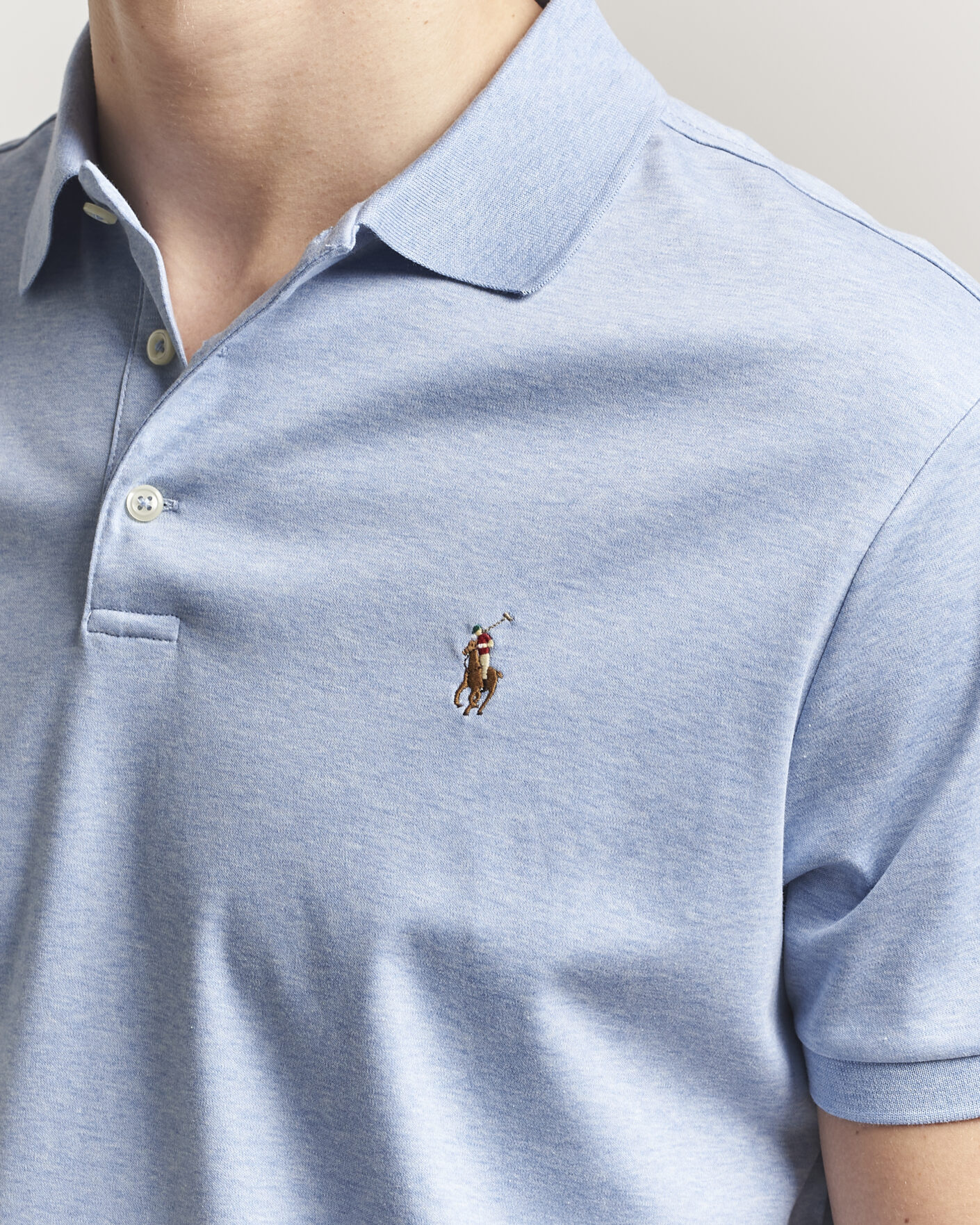 Herren | Poloshirts | Polo Ralph Lauren | Luxury Pima Cotton Polo Jamaica Heather