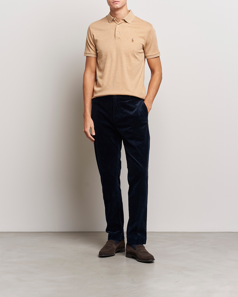 Herren | Poloshirts | Polo Ralph Lauren | Luxury Pima Cotton Polo Classic Camel Heather