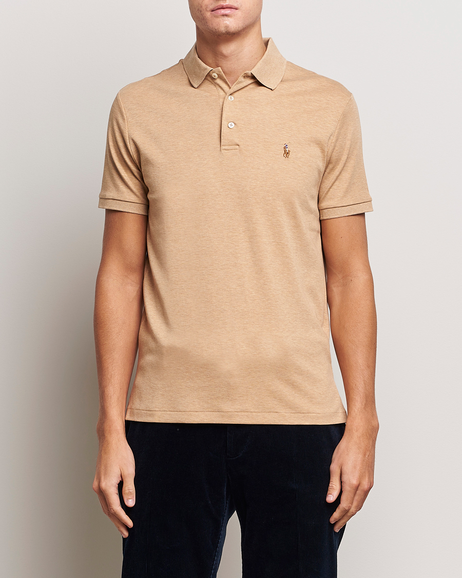 Herren | Poloshirts | Polo Ralph Lauren | Luxury Pima Cotton Polo Classic Camel Heather