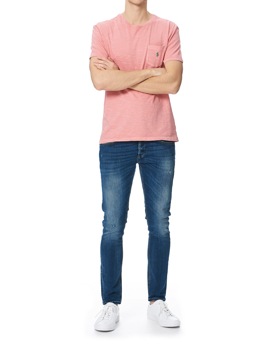 Herren | T-Shirts | Polo Ralph Lauren | Washed Crew Neck Pocket Tee Desert Rose