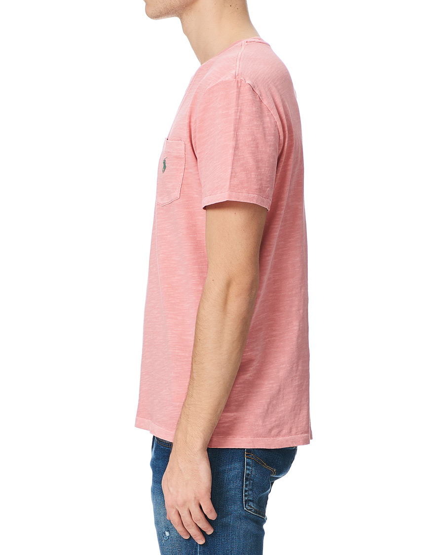 Herren | T-Shirts | Polo Ralph Lauren | Washed Crew Neck Pocket Tee Desert Rose