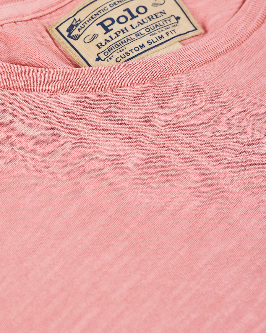 Herren | T-Shirts | Polo Ralph Lauren | Washed Crew Neck Pocket Tee Desert Rose
