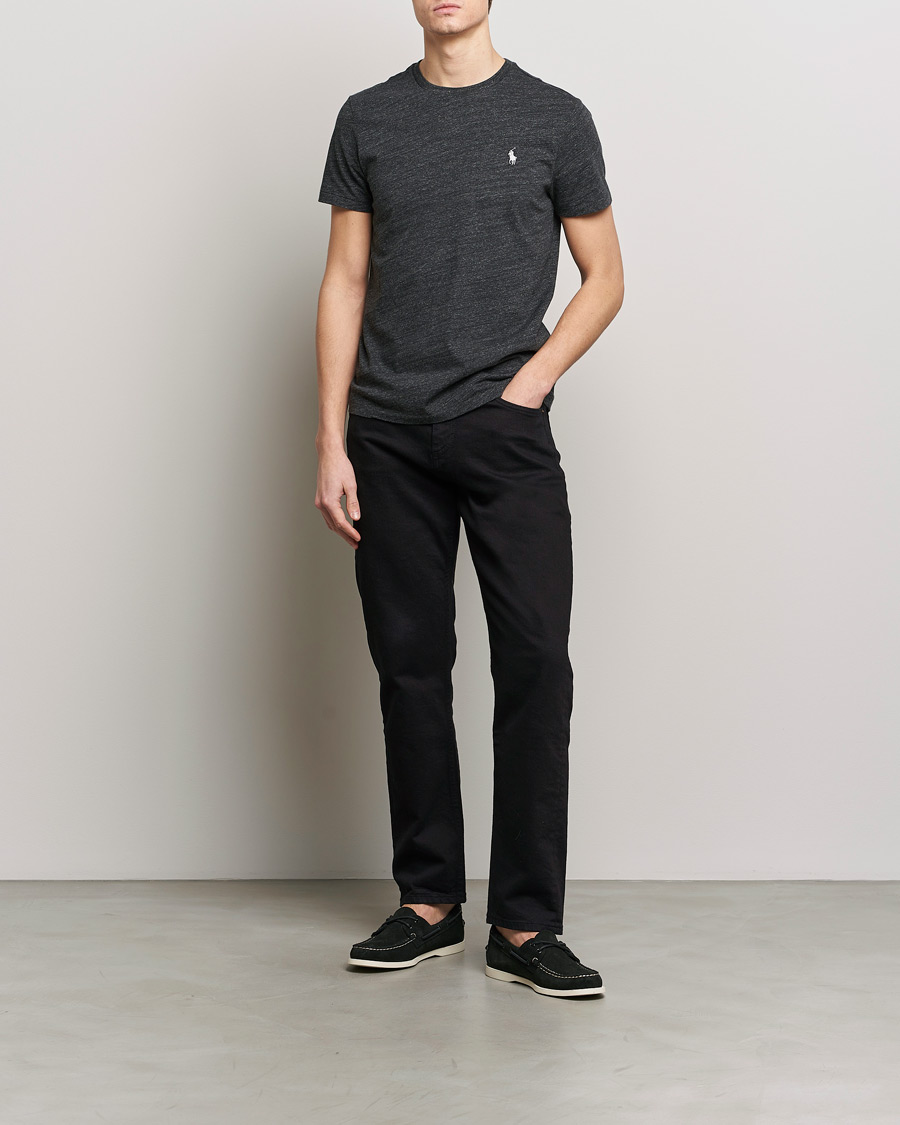 Herren | T-Shirts | Polo Ralph Lauren | Crew Neck T-Shirt Black Marl Heather