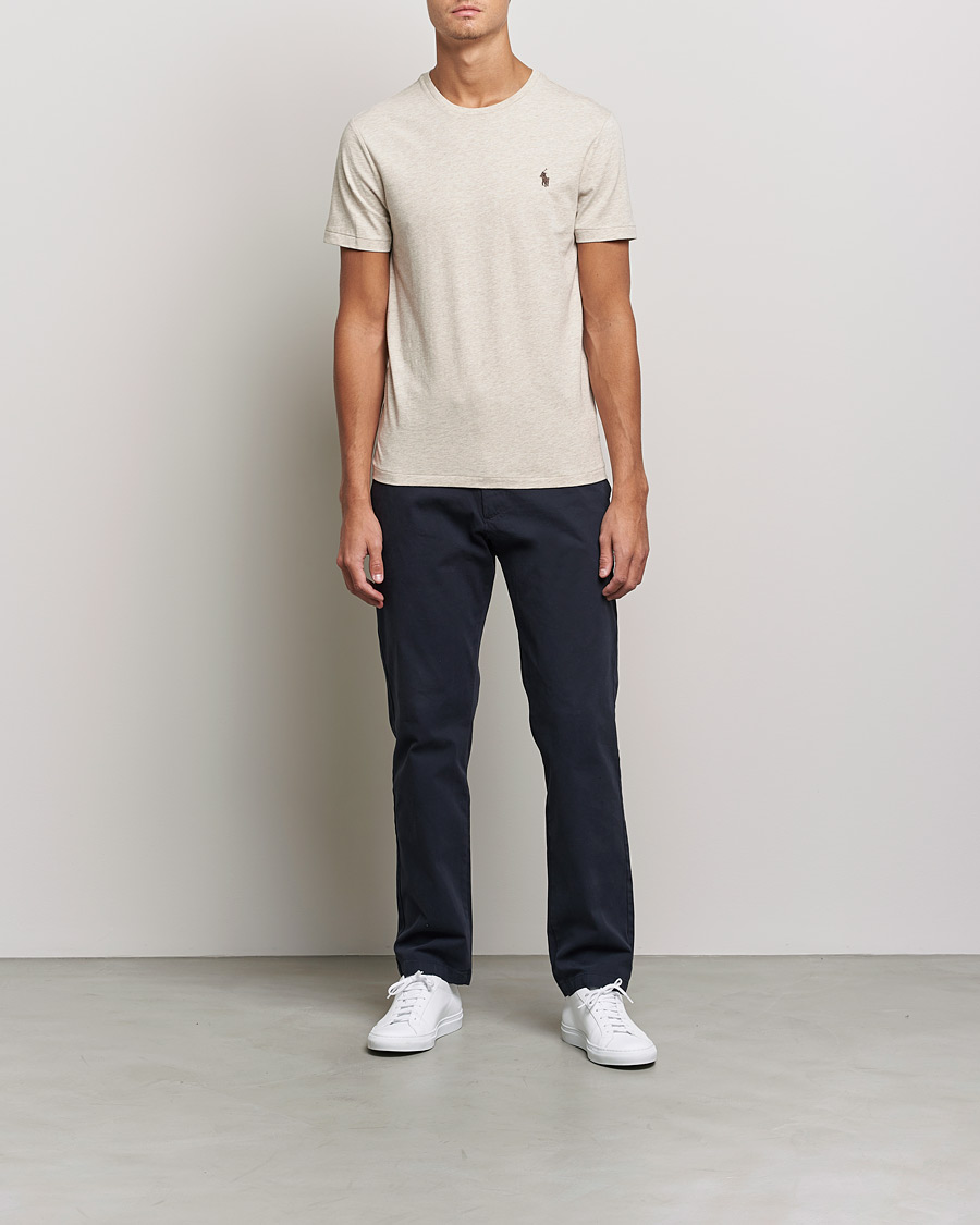 Herren | T-Shirts | Polo Ralph Lauren | Custom Slim Fit Polo Expedition Dune Heather