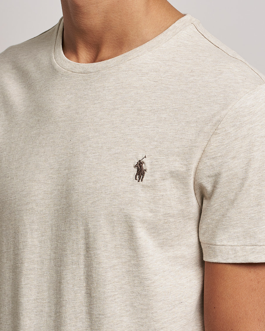 Herren | T-Shirts | Polo Ralph Lauren | Custom Slim Fit Polo Expedition Dune Heather
