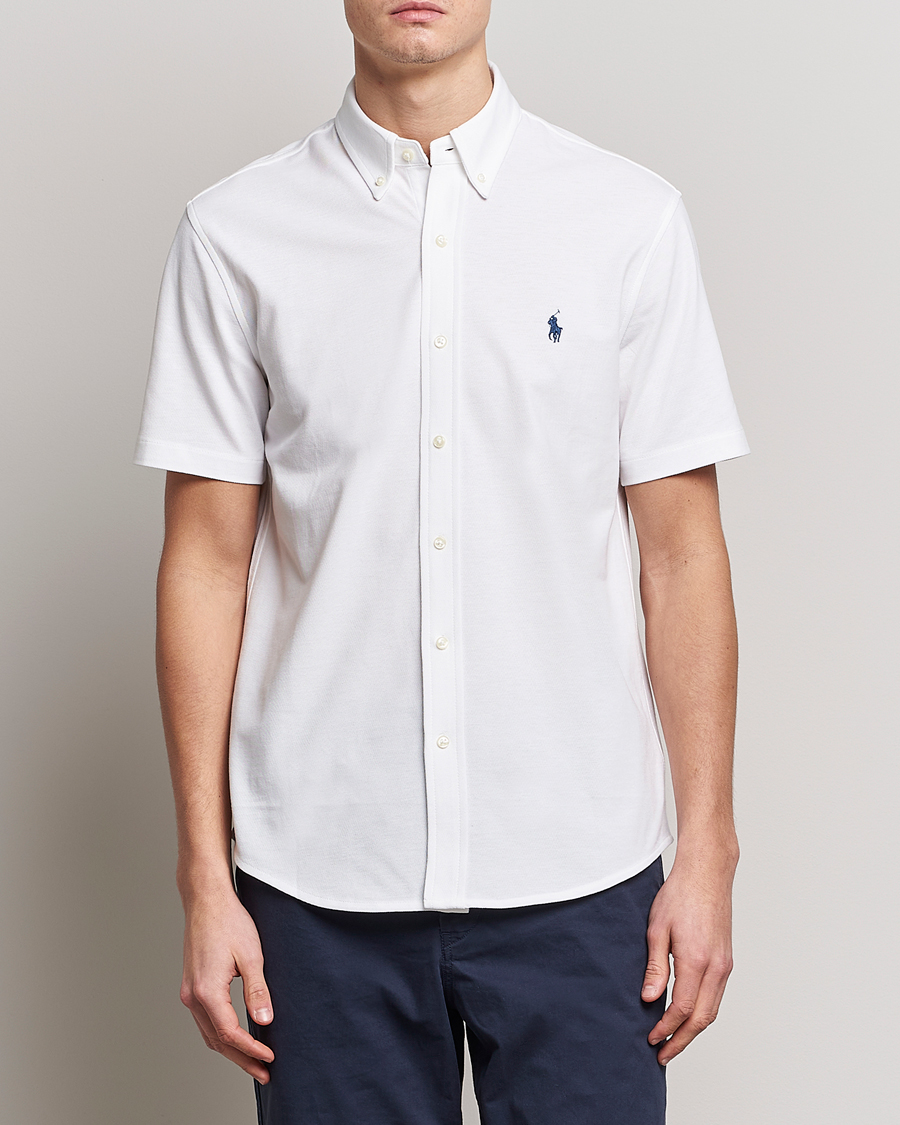 Herr |  | Polo Ralph Lauren | Featherweight Mesh Short Sleeve Shirt White