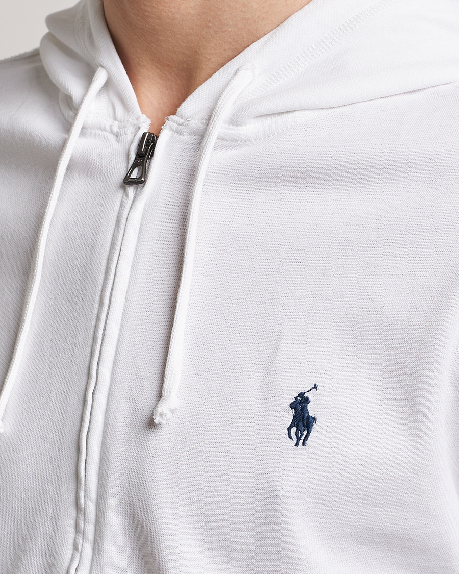 Herren | Pullover | Polo Ralph Lauren | Spa Terry Full Zip Hoodie White