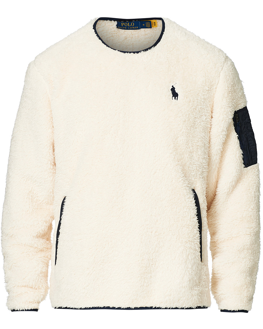 Herren | Pullover | Polo Ralph Lauren | Curly Sherpa Sweater Winter Cream