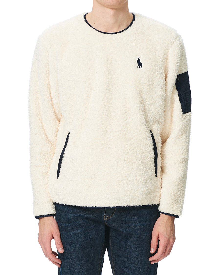Herren | Pullover | Polo Ralph Lauren | Curly Sherpa Sweater Winter Cream