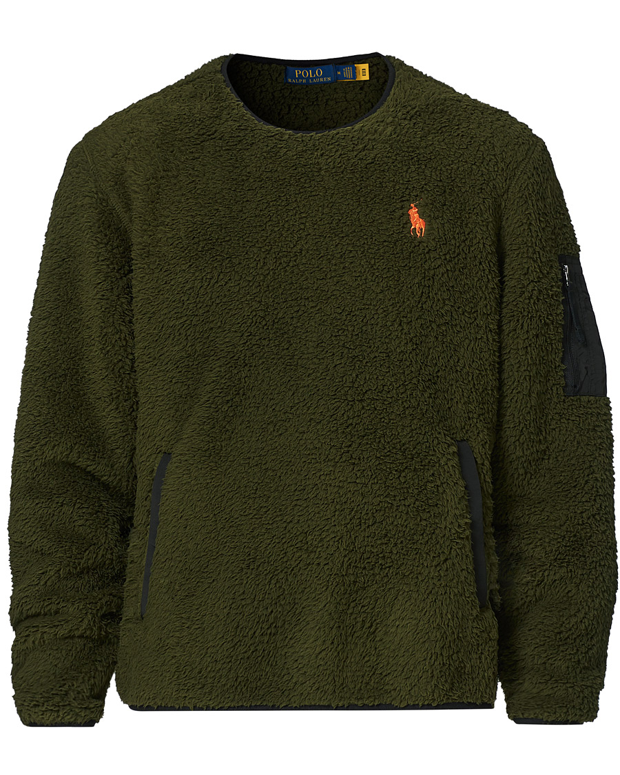 Herren | Pullover | Polo Ralph Lauren | Curly Sherpa Sweater Company Olive