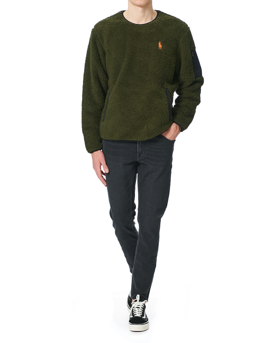 Herren | Pullover | Polo Ralph Lauren | Curly Sherpa Sweater Company Olive
