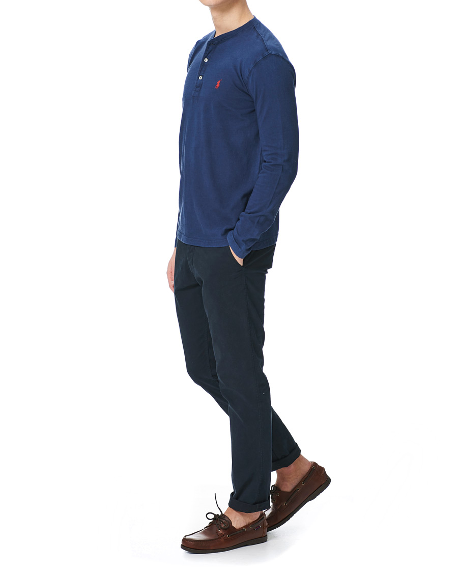Herren | Pullover | Polo Ralph Lauren | Slub Jersey Henley Cruise Navy