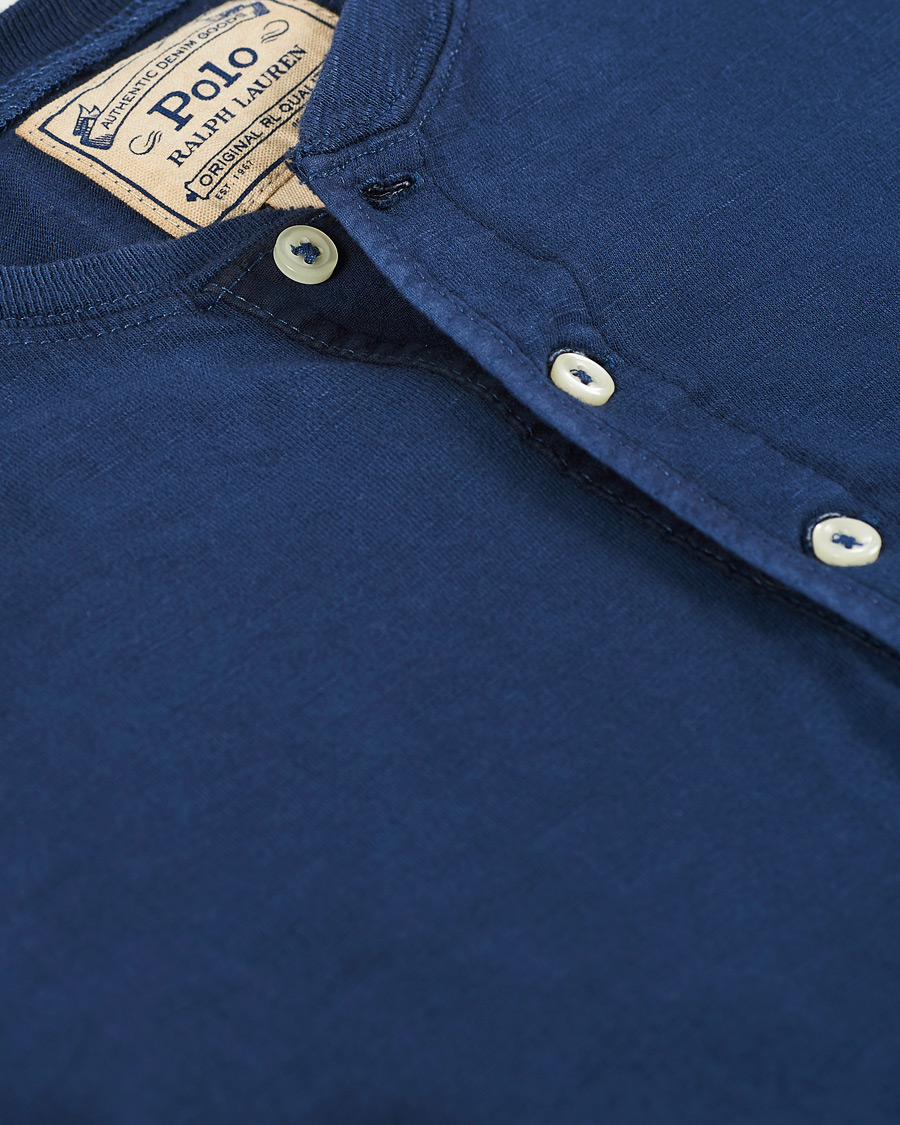 Herren | Pullover | Polo Ralph Lauren | Slub Jersey Henley Cruise Navy