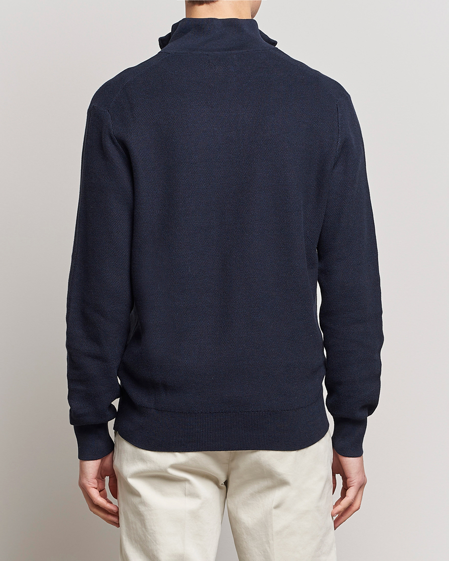 Herren | Pullover | Polo Ralph Lauren | Textured Half-Zip Navy Heather