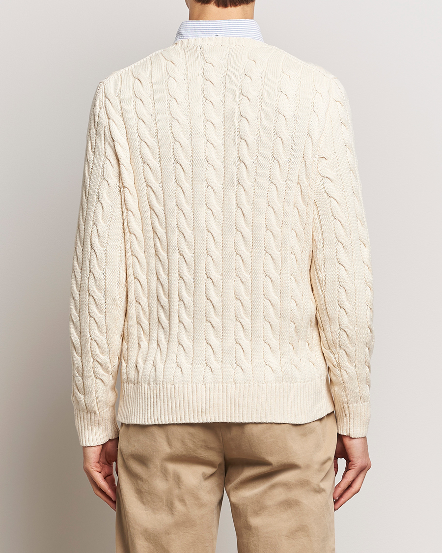 Herren | Pullover | Polo Ralph Lauren | Cotton Cable Pullover Andover Cream