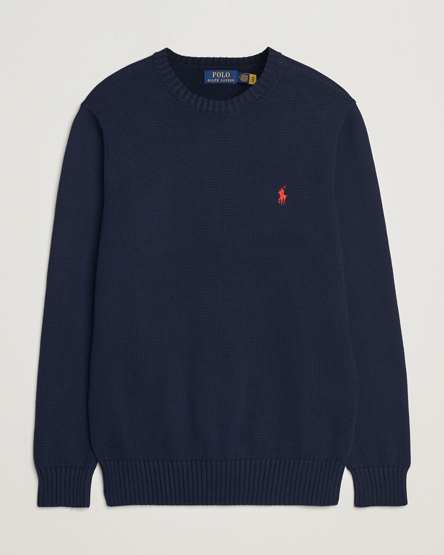 Herren | Pullover | Polo Ralph Lauren | Cotton Crew Neck Sweater Hunter Navy