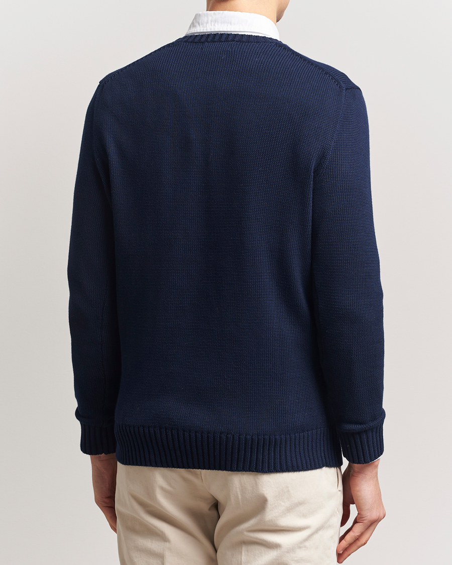 Herren | Pullover | Polo Ralph Lauren | Cotton Crew Neck Sweater Hunter Navy
