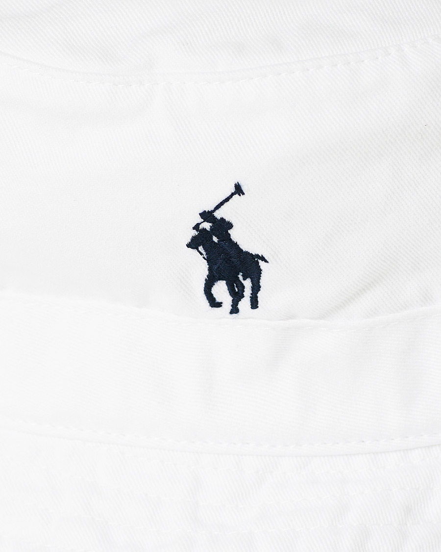 Herren | Polo Ralph Lauren Bucket Hat White | Polo Ralph Lauren | Bucket Hat White