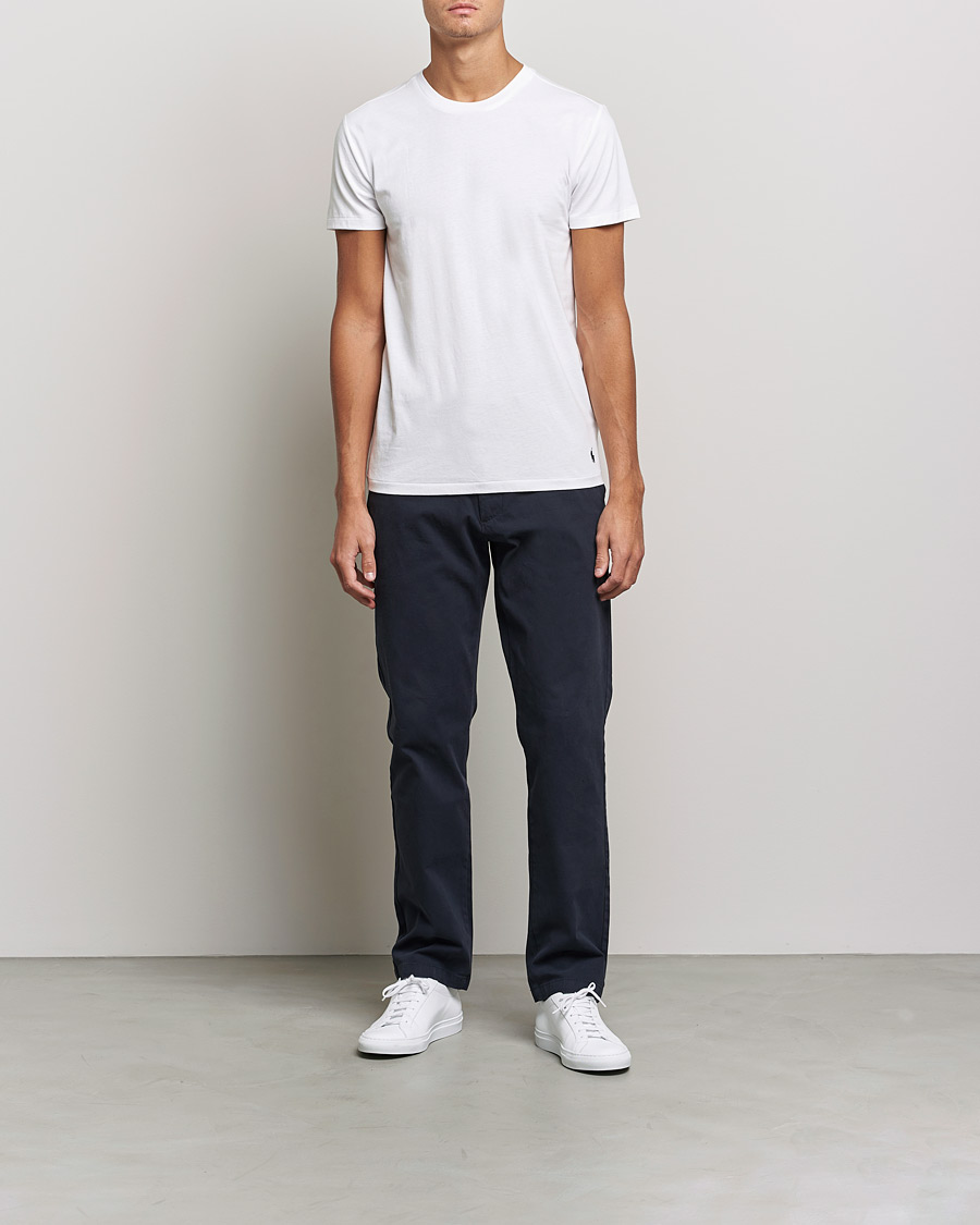 Herren | T-Shirts | Polo Ralph Lauren | 3-Pack Crew Neck T-Shirt Navy/Charcoal Heather/White