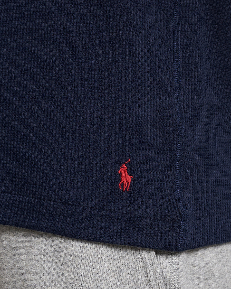 Herren | T-Shirts | Polo Ralph Lauren | Waffle Long Sleeve Crew Neck Cruise Navy