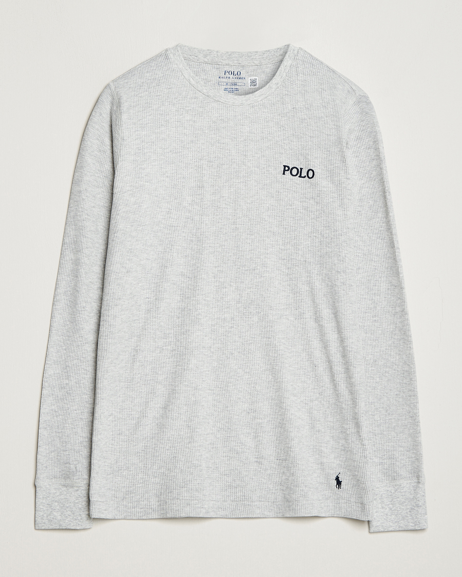 Herren | T-Shirts | Polo Ralph Lauren | Waffle Long Sleeve Crew Neck English Heather