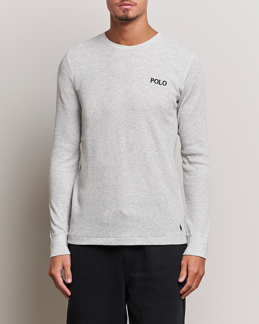 Herren | Langarm T-Shirt | Polo Ralph Lauren | Waffle Long Sleeve Crew Neck English Heather