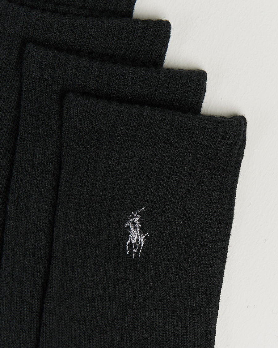 Herren | Unterwäsche | Polo Ralph Lauren | Polo Ralph Lauren6-Pack Cotton Crew SocksBlack