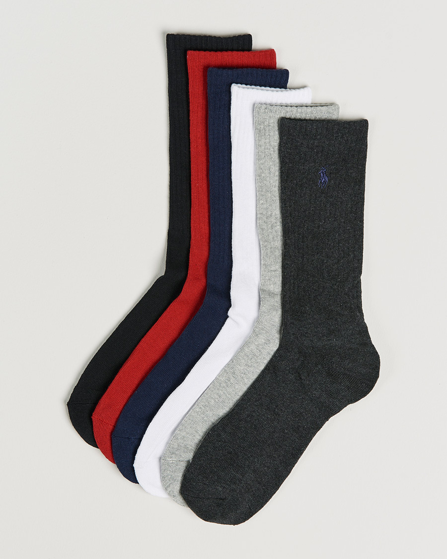 Herren | Unterwäsche | Polo Ralph Lauren | 6-Pack Cotton Crew Socks Multi