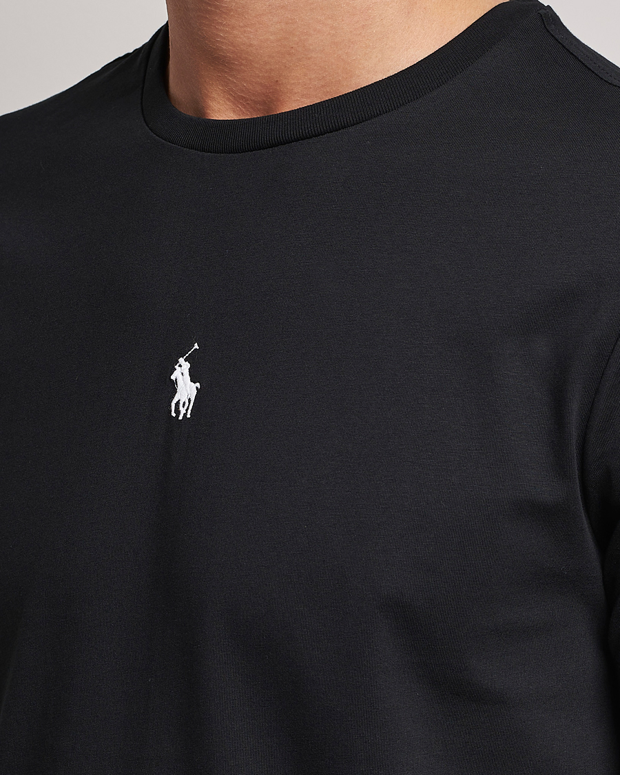 Herren | T-Shirts | Polo Ralph Lauren | Chest Crew Neck Tee Black