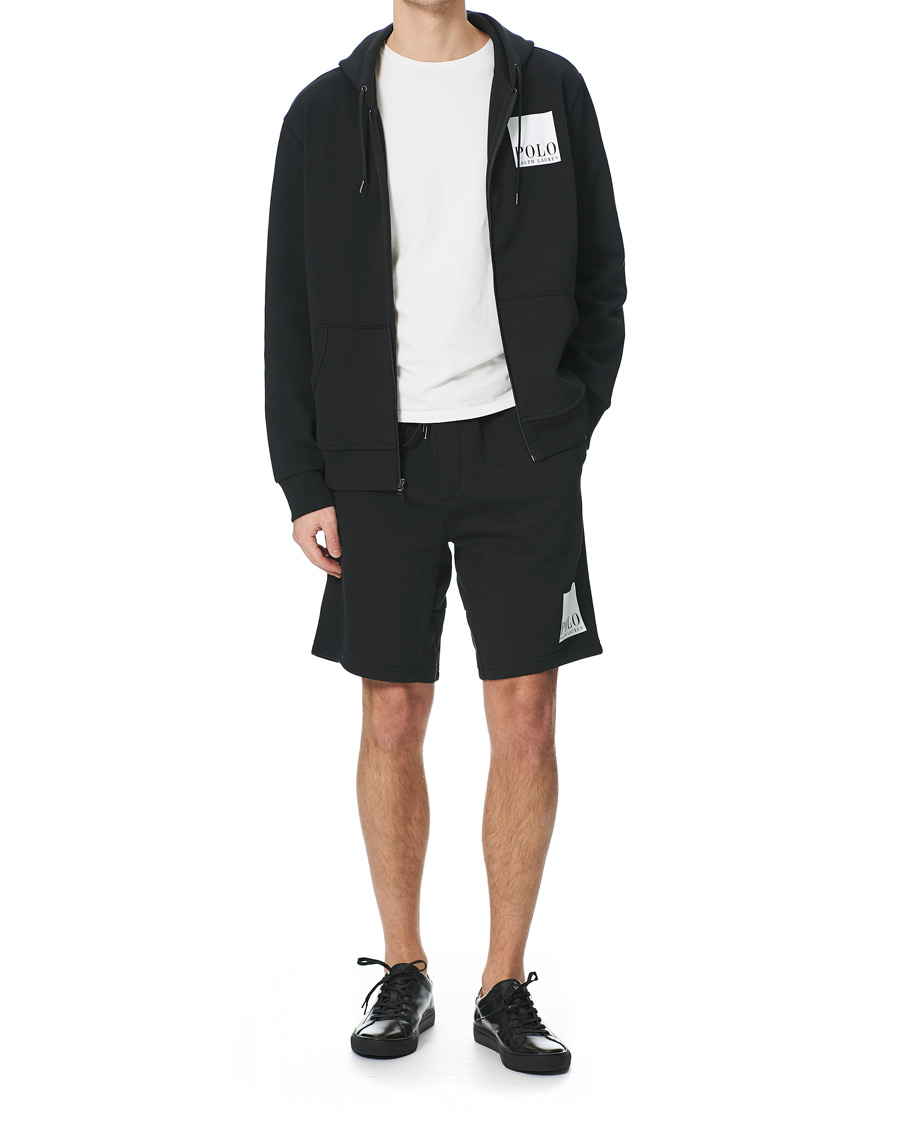 Herren | Pullover | Polo Ralph Lauren | Box Logo Backprint Full Zip Hoodie Black