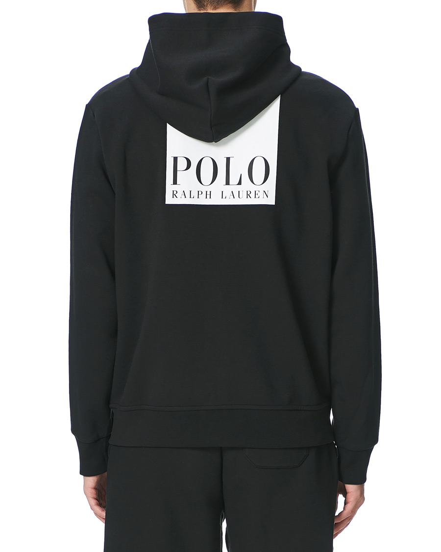 Herren | Pullover | Polo Ralph Lauren | Box Logo Backprint Full Zip Hoodie Black