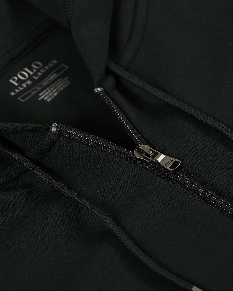 Herren | Pullover | Polo Ralph Lauren | Box Logo Backprint Full Zip Hoodie Black