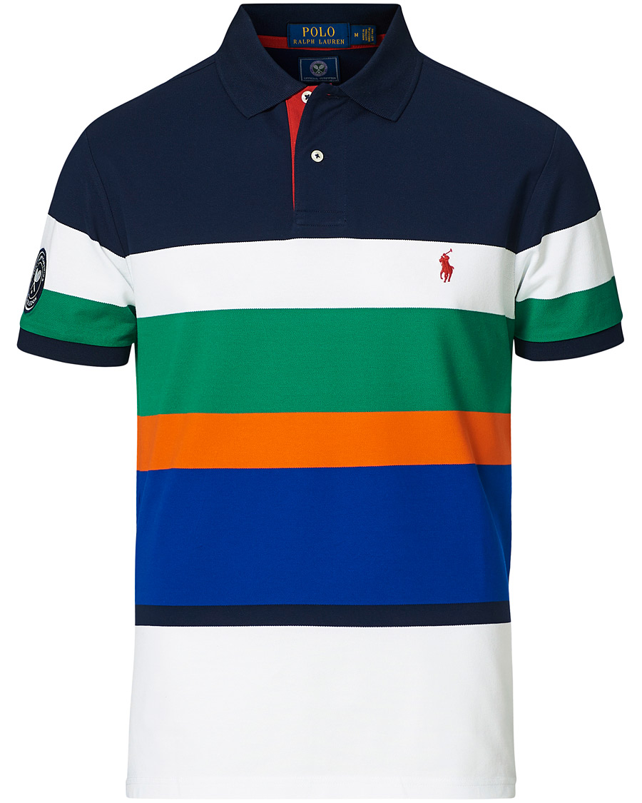 Herren | Poloshirts | Polo Ralph Lauren | Wimbledon Custom Slim Fit Stretch Mesh Polo Multi