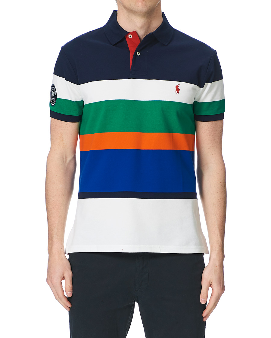 Herren | Poloshirts | Polo Ralph Lauren | Wimbledon Custom Slim Fit Stretch Mesh Polo Multi
